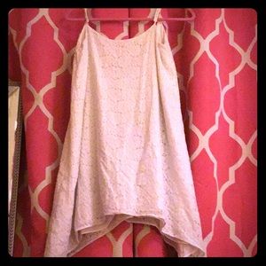 BCBG White Lacey dress